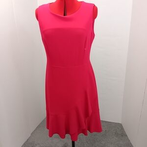 Tommy Hilfiger Vibrant Pink Midi Dress